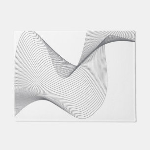 Paillasson Illustration moderne, simple et futuriste des ondu