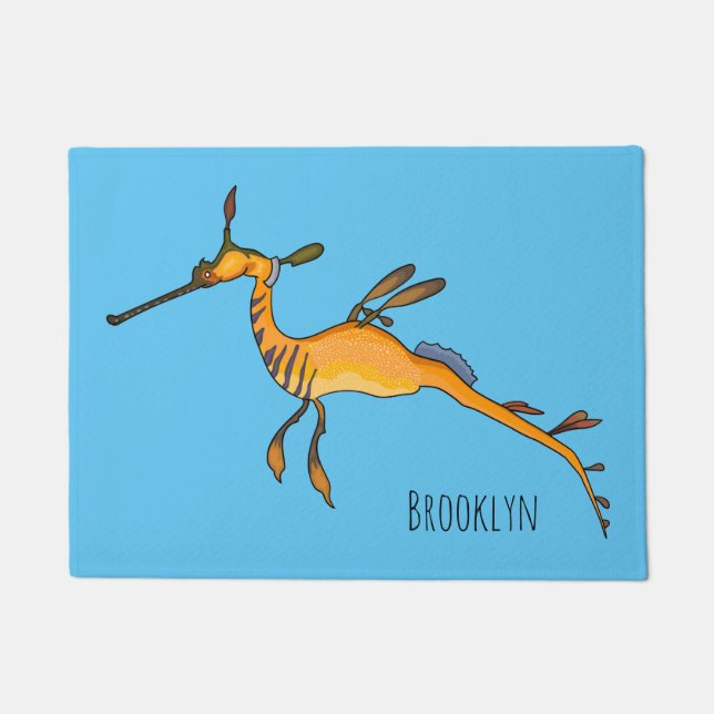 Paillasson Illustration Weedy seadragon (Devant)