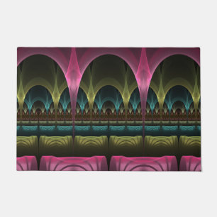 Paillasson Imaginaire spécial Motif Abstrait coloré Fractal