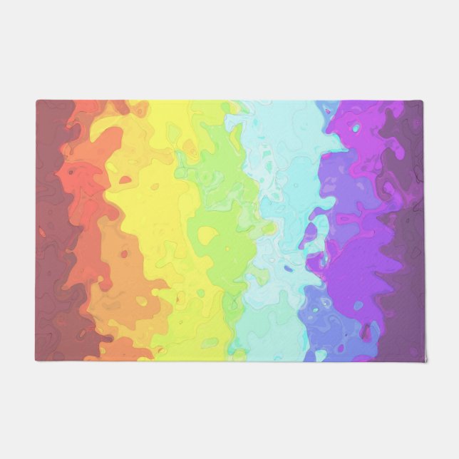 Paillasson Indicateur Abstrait Neurogender Pride (Devant)