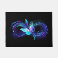 Infinité brillante avec papillon magique