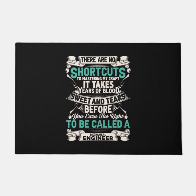 Paillasson Ingénieur mécanicien (Devant)