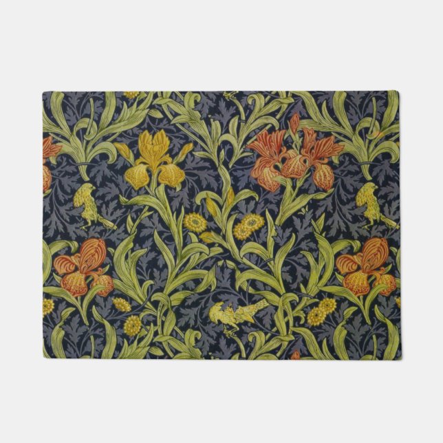 Paillasson Iris Motif (par William Morris) (Devant)