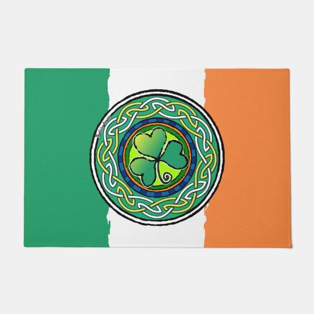 Paillasson Irish shamrock (Devant)