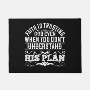 Paillasson Islam - Faith Is Trusting Dieu