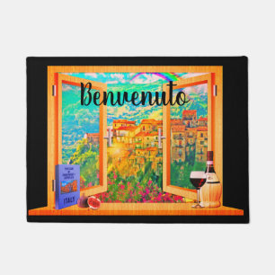 Paillasson Italien pour bienvenue sur Doormat