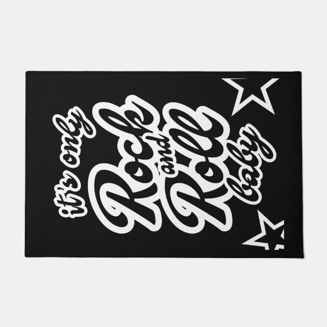 Paillasson Its Only Rock and roll Baby (Devant)