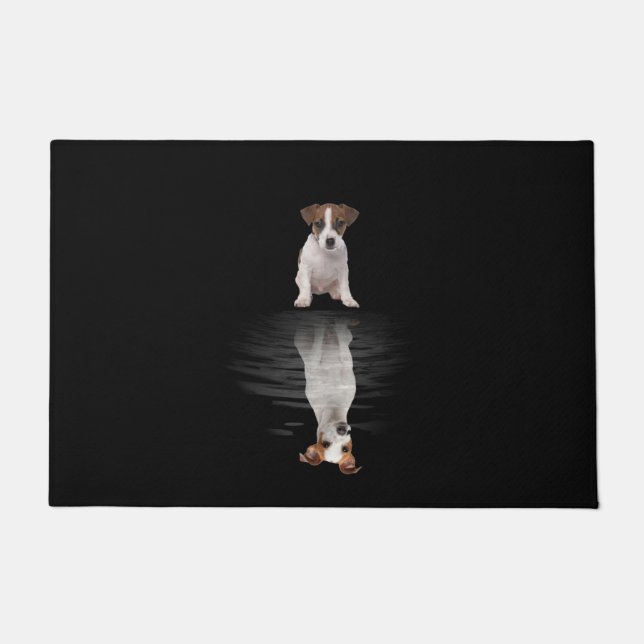 Paillasson Jack Russell Aimer Cute Jack Russell (Devant)