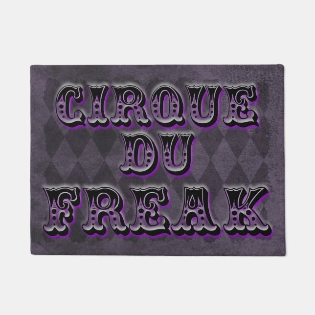 Paillasson Jacquard gothique Cirque Du Freak (Devant)