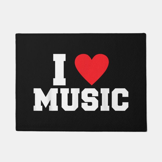 Paillasson J'adore Music Lover (Devant)