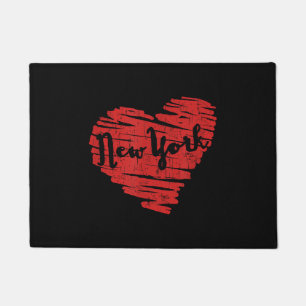 Paillasson J'aime New York Cœur NY