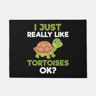 Paillasson J'Aime Vraiment Tortoises Ok Reptile Turtle Lov