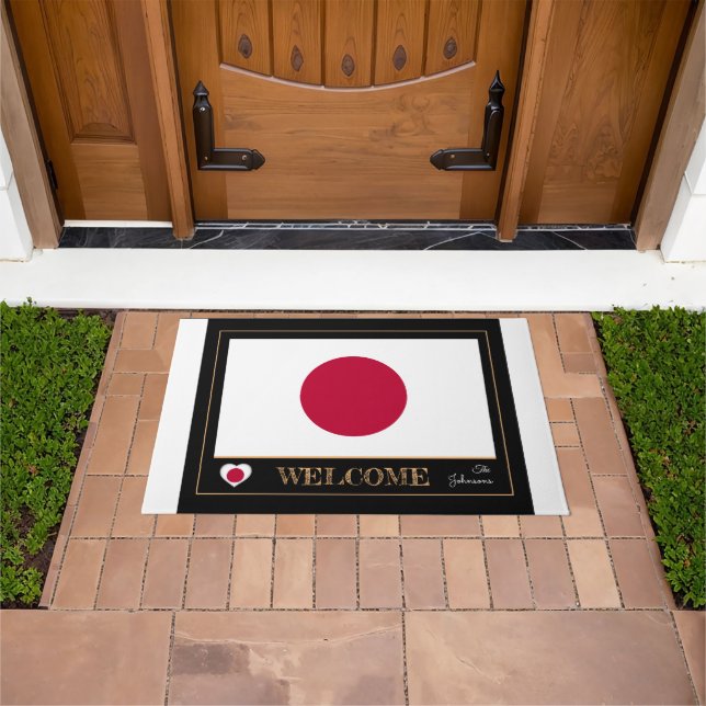 Paillasson Japon & Japonais Flag house mats /sports Bienvenue (De plein air)