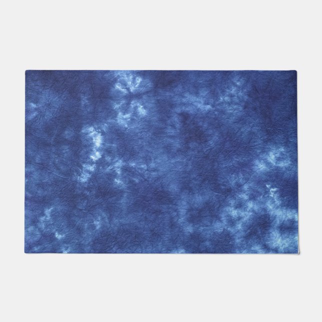 Paillasson Japonais Indigo Dye Blue (Devant)