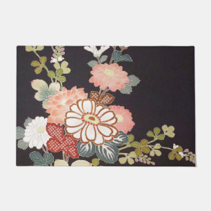 Paillasson Japonais KIMONO Textile, Floret Motif