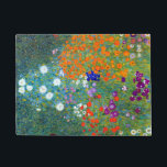 Paillasson Jardin aux fleurs Gustav Klimt<br><div class="desc">Un gîte ou un jardin fleuri de ferme tel que peint par Gustav Klimt.</div>