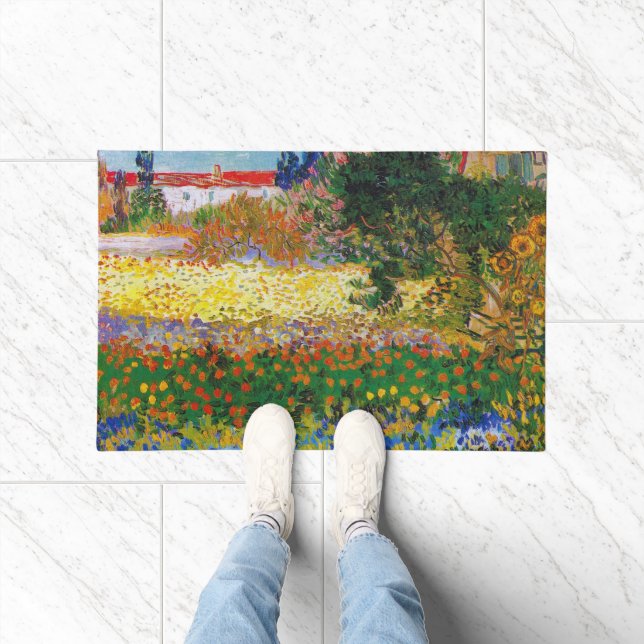 Paillasson Jardin aux fleurs, Van Gogh (Intérieur)