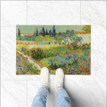 Paillasson Jardin d'Arles | Vincent van Gogh<br><div class="desc">Garden at Arles (1888) de l'artiste post-impressionniste néerlandais Vincent van Gogh. L'oeuvre originale est une huile sur toile représentant un paysage luxuriant de fleurs colorées. Utilisez les outils de conception pour ajouter du texte personnalisé ou personnaliser l'image.</div>