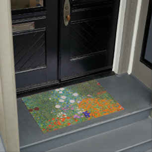 Paillasson Jardin des fleurs de Gustav Klimt