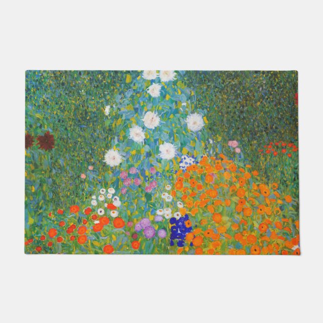 Paillasson Jardin des fleurs de Gustav Klimt (Devant)