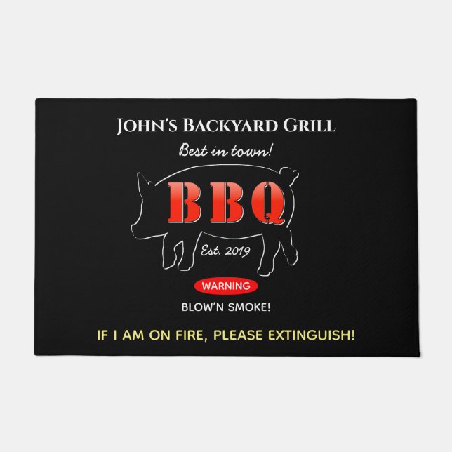 Paillasson Jardin Grill Master Grill BBBQ Doormat Rug (Devant)