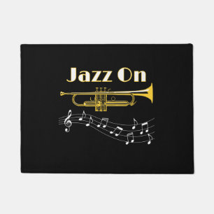 Paillasson Jazz musicien sur trompette