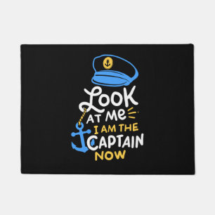 Paillasson Je suis le capitaine maintenant cadeau de capitain