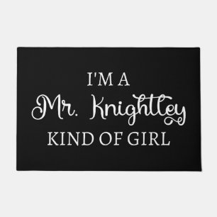 Paillasson Je suis une fille de M. Knightley