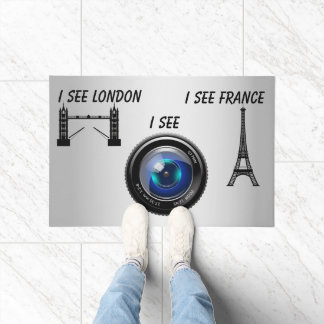 Paillasson Je vois Londres Je vois France Drôle Déplaisant Do