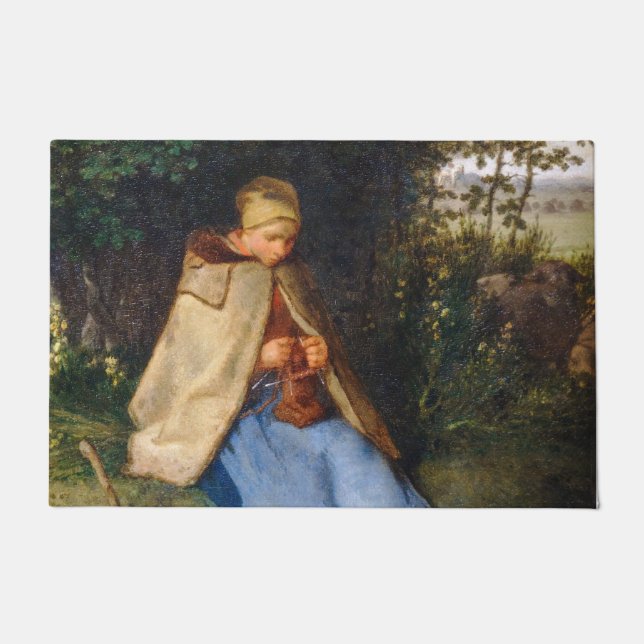 Paillasson Jean-François Millet - Le Knitter (Devant)