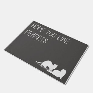 Paillasson J'espère que vous aimez les furets