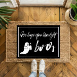 Paillasson J'espère que vous avez apporté des bogues Funny Ha<br><div class="desc">Nous espérons que vous avez apporté des livres Funny Halloween Home décor tapis de porte #zazzlemade</div>
