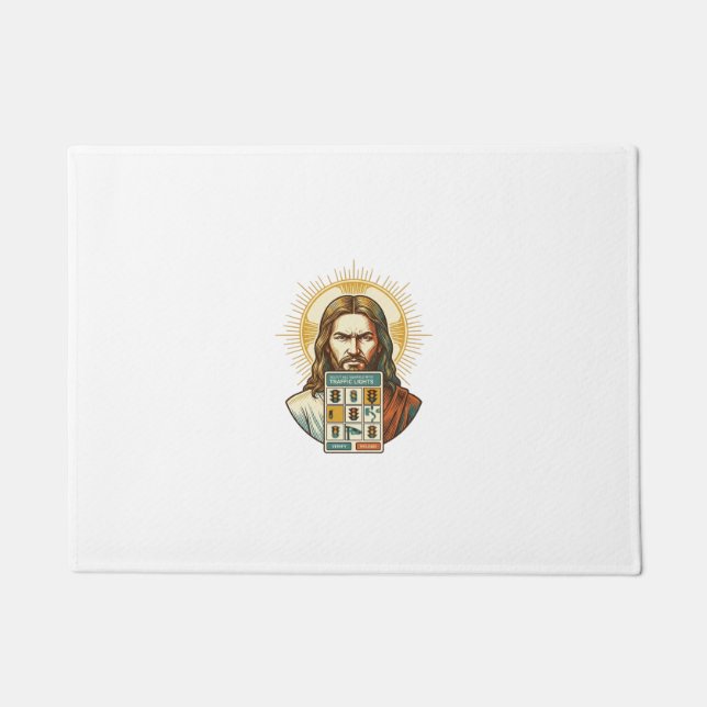 Paillasson Jésus Vérification de Captcha Endless Feux de Circ (Devant)
