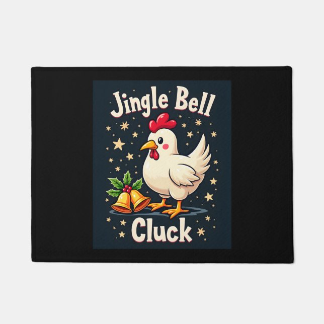 Paillasson Jingle Bell Cluck Chicken (Devant)
