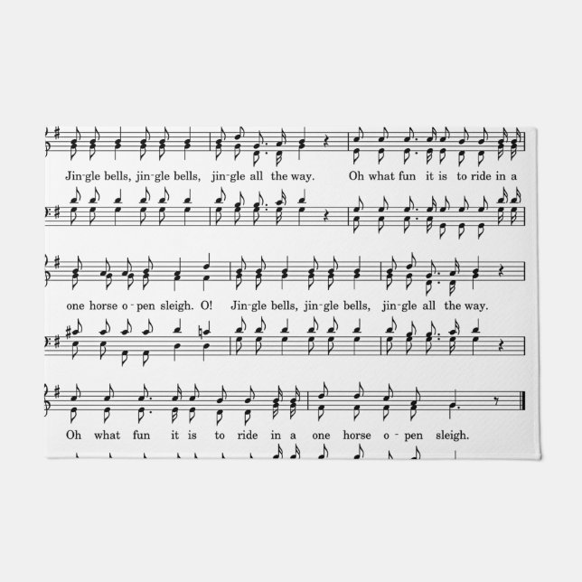Paillasson Jingle Bells Door (Devant)