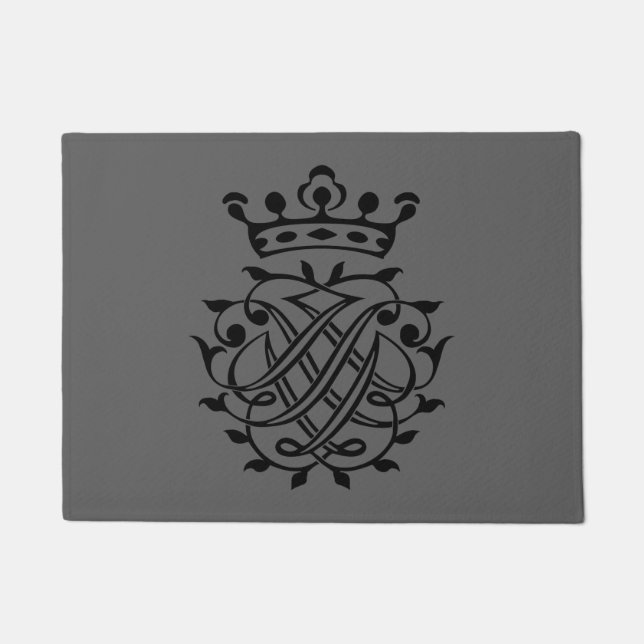 Paillasson Johann Sebastian Bach Crest Monogramme Insignia (Devant)