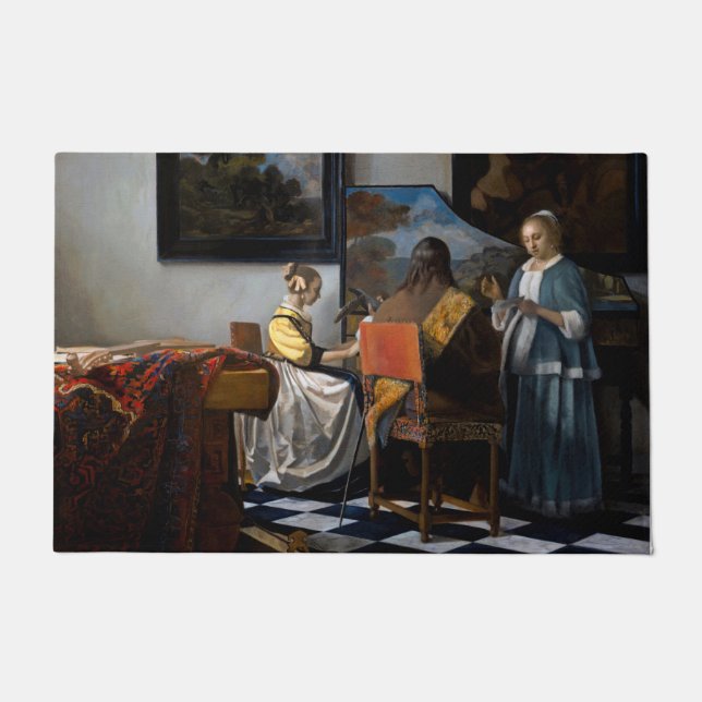 Paillasson Johannes Vermeer - Le Concert (Devant)