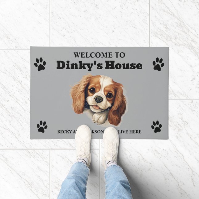 Paillasson Joli Cavalier King Charles Spaniel (Intérieur)