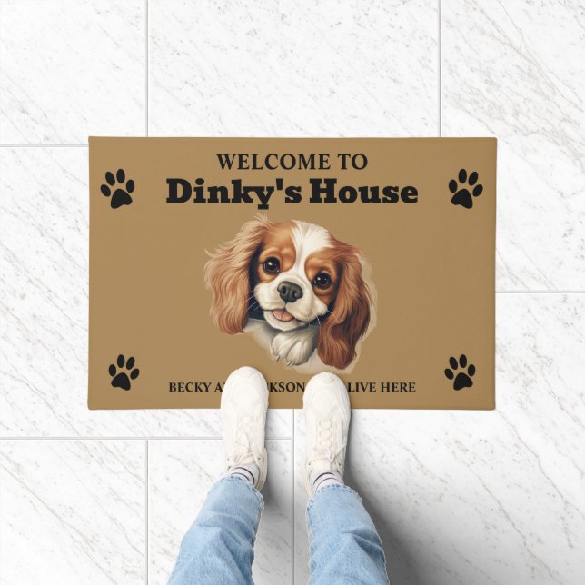 Paillasson Joli Cavalier King Charles Spaniel (Intérieur)