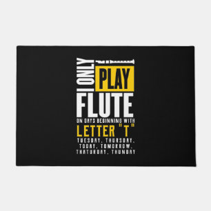 Paillasson Jouer uniquement de la flute