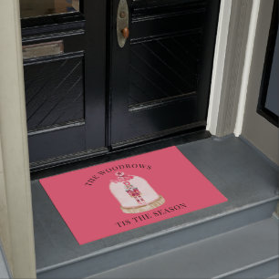 Paillasson Jouet de Noël Soldier Aquarelle Nom de famille