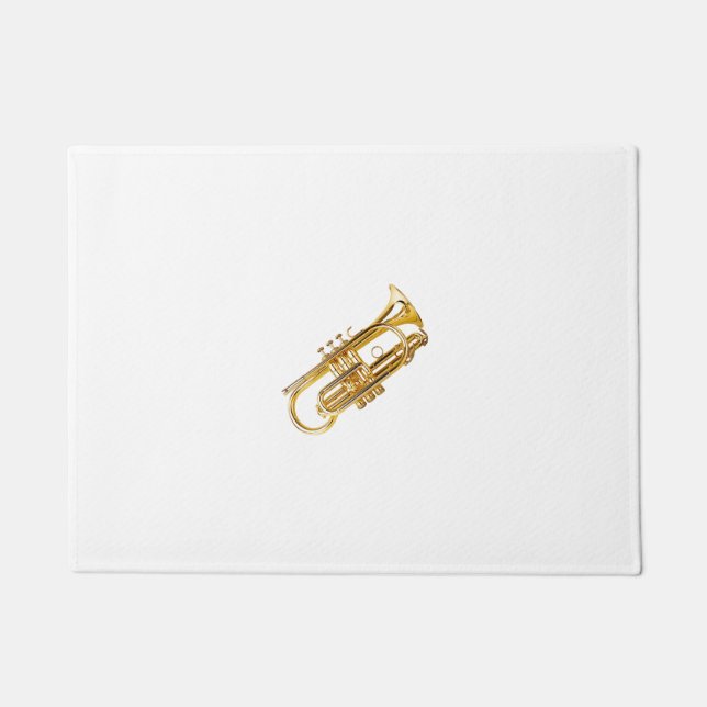 PAILLASSON ***JOUEUR DE TRUMPET *** DOORMAT (Devant)