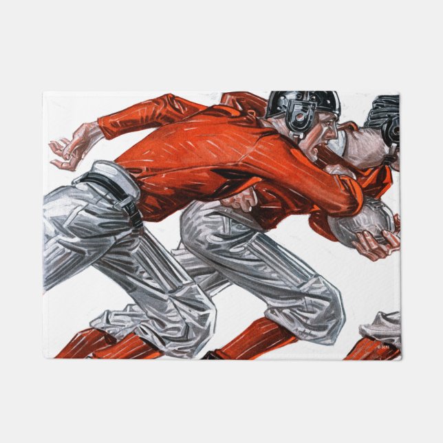 Paillasson Joueurs De Football (Devant)