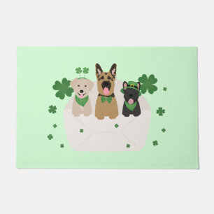 Paillasson Jour de la Saint Patrick Dog Mail
