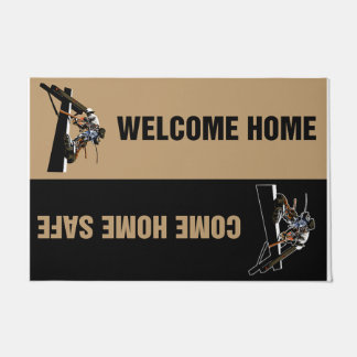 Paillasson Jovely Lineman Present, Meilleur Bienvenue