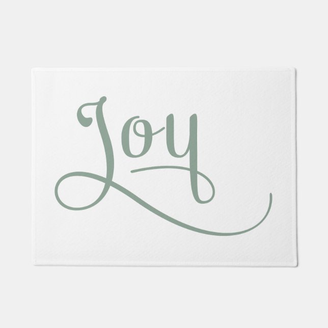 Paillasson Joy Script Sage (Devant)