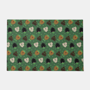Paillasson Joyeux Chiens Goldendoodle Jour de la Saint Patric