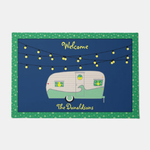 Paillasson Joyeux Glamper Green Vintage