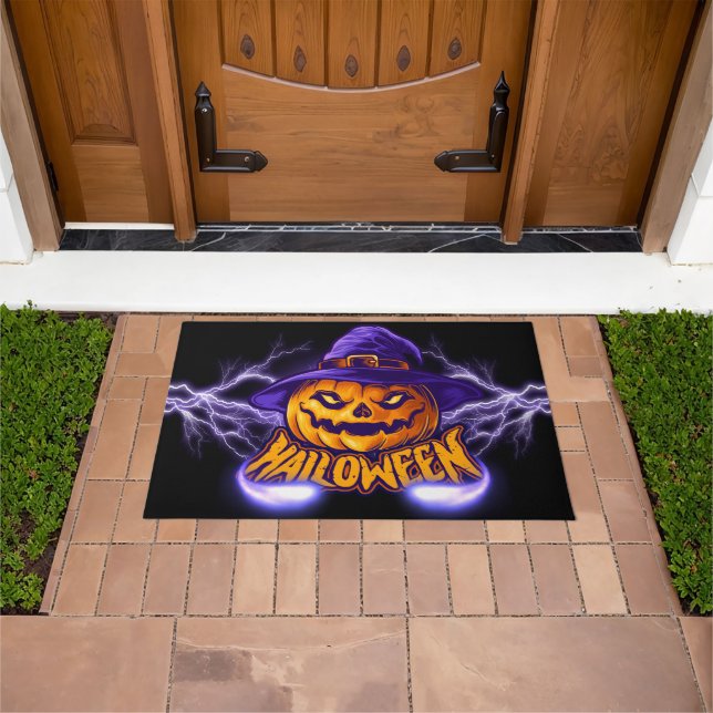 Paillasson Joyeux Halloween Citrouille (De plein air)