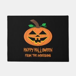Paillasson Joyeux Halloween Citrouille Door Mat